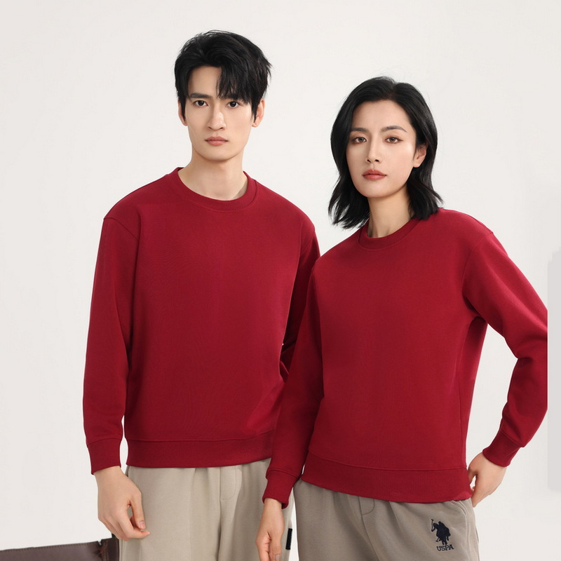 健康雙面空氣棉 潮牌情侶款圓領衛衣